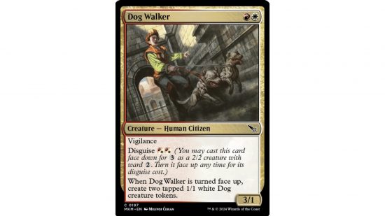 The MTG card Dog Walker