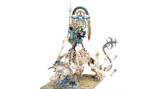 Warhammer Tomb Kings The Old World guide - Games Workshop image showing the new Necrolith Bone Dragon model