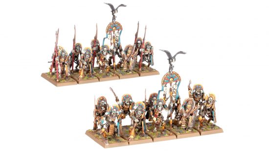Warhammer Tomb Kings The Old World guide - Games Workshop image showing Tomb Guard models