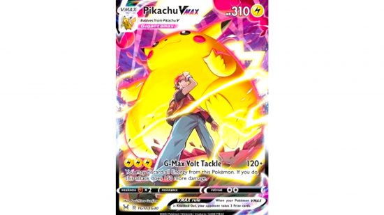 Best Pikachu Pokemon cards guide - full card image of Pikachu VMAX