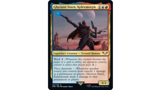Budget Commander decks - the MTG card Ghyrson Starn, Kelermorph, a three-armed desperado