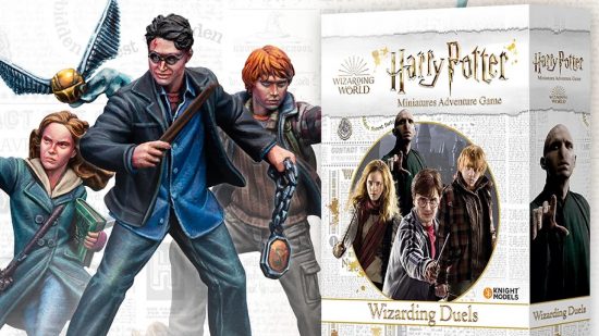 Harry Potter miniatures box and painted minis
