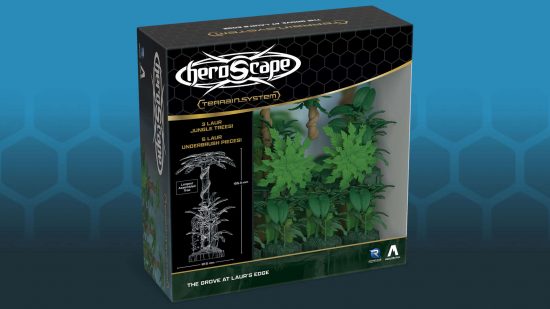 Heroscape board game Laur trees scenery pack