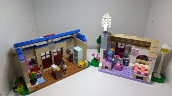 Lego Animal Crossing set, Nook's Cranny and Rosie's House