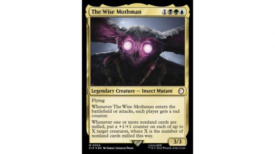 The MTG card The Wise Mothman