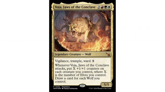 The MTG card Voja, Jaws of the Concalve