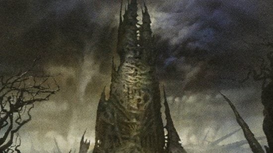 Wizards of the Coast art from MTG Sacrifice card, Phyrexian Tower
