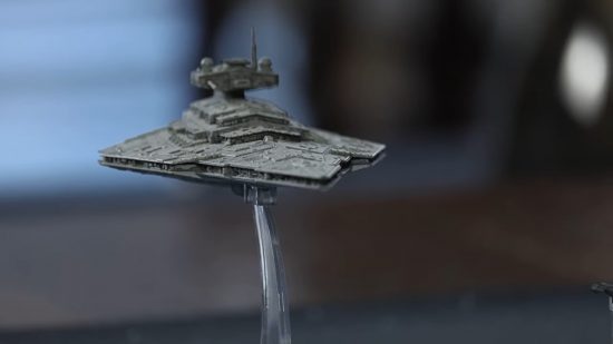 Star Wars Armada model of Imperial Star Destroyer