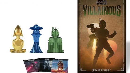 Star Wars Villainous expansion Scum and Villainy featuring Boba Fett and other bounty hunters and gangsters