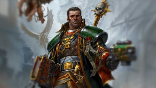 Best Warhammer 40k starting point - Games Workshop photo showing the cover art from a Gregor Eisenhorn book