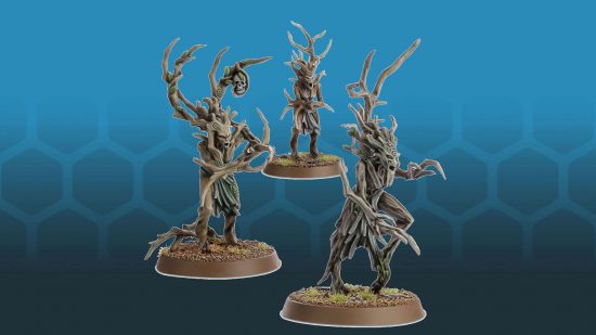 Warhammer the Old World Wood Elves Dryads, spindly tree