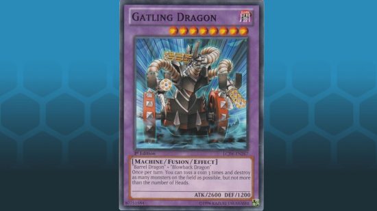 YuGiOh card rarities - Short Print card, Gatling Dragon