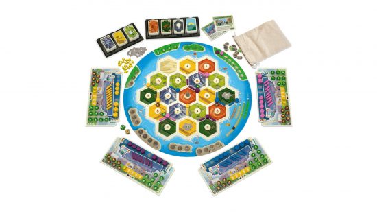 The player boards for upcoming Catan New Energies