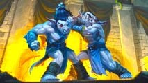 DnD Shove 5e - Wizards of the Coast art of two goblins wrestling