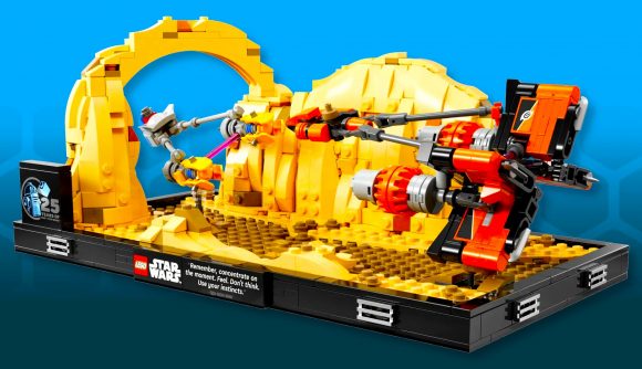 Lego Star Wars podracing diorama