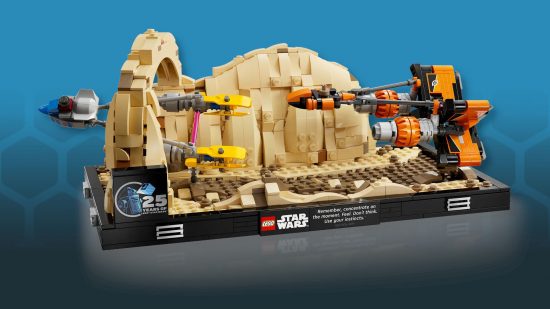 Lego Star Wars podracing diorama
