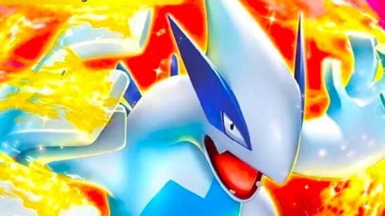 Art from Lugia VSTAR, one of the best Lugia Pokemon cards
