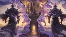 MTG art showing two knights walking towards a goblet