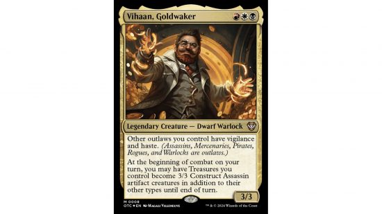 MTG card Vihaan Goldwaker