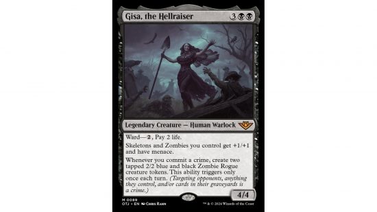 The MTG card Gisa, The Hellraiser