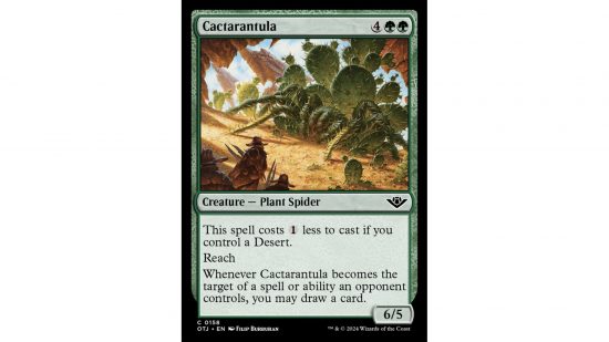 MTG card Cactarantula