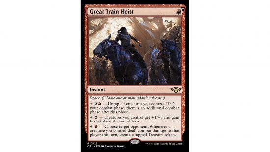 The MTG card Great Train Heist