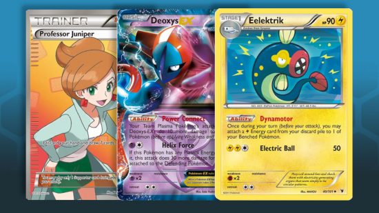 Pokemon TCG formats - image of three Pokemon cards