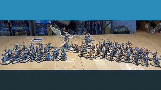 Redditor Aietos' Stormcast Eternals Sacrosanct Chamber army, which will not have tournament legal rules in AoS 4th edition
