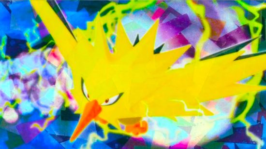 Art from Zapdos Ex, one of the best Zapdos Pokemon cards