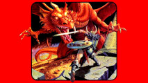 DnD artist red box gender push back - original cover art image showing a barbarian fighting a red dragon