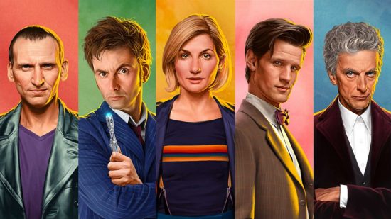Five Doctors from Dr Who, a good nerdy Mr and Mrs quiz question