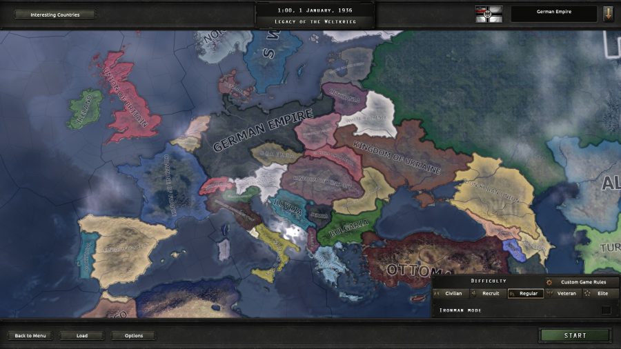 Kaiserreich: Still the best Hearts of Iron 4 Mod campaign introduction screen