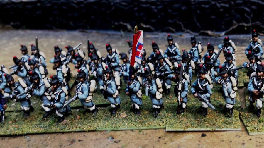 Scales in Miniature Wargaming - 1866 Italian Infantry defending