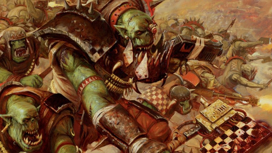 Space Marine Adventures Rise of the Orks review orks artwork