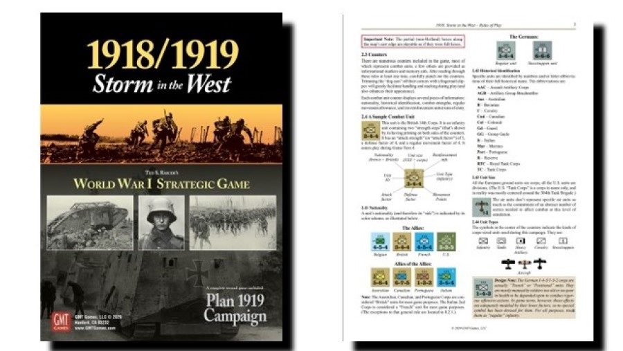 Storm in the West 2 Rulebook photo showing pages and cover