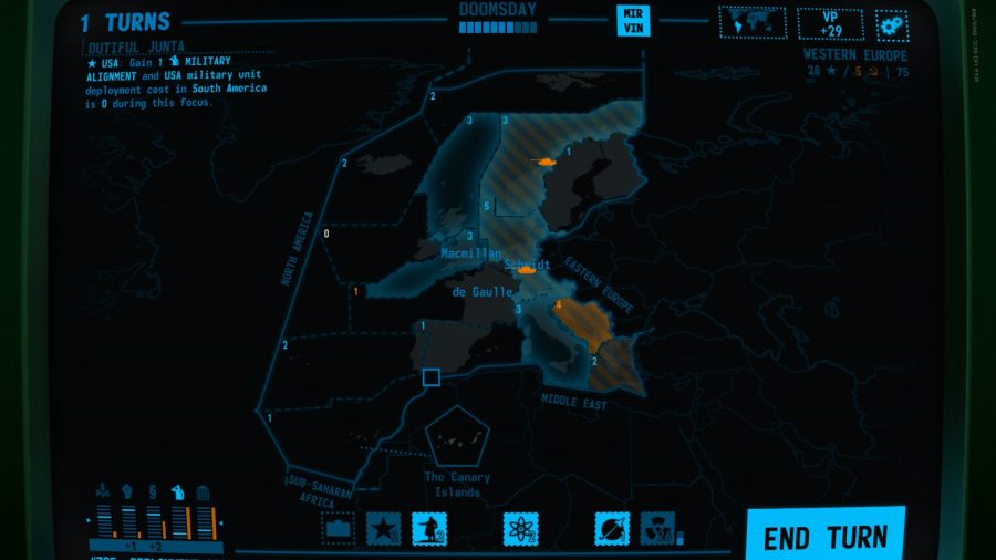 terminal conflict region view screen