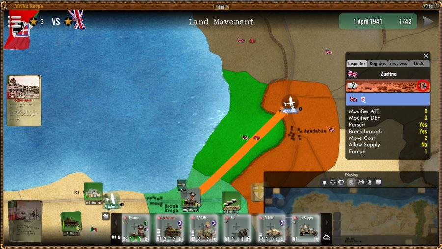 sgs afrika korps gameplay map