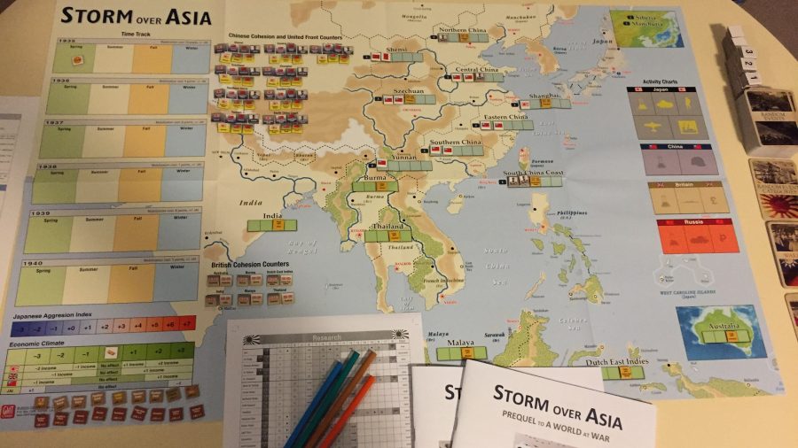GMT Games Storm Over Asia Review game map