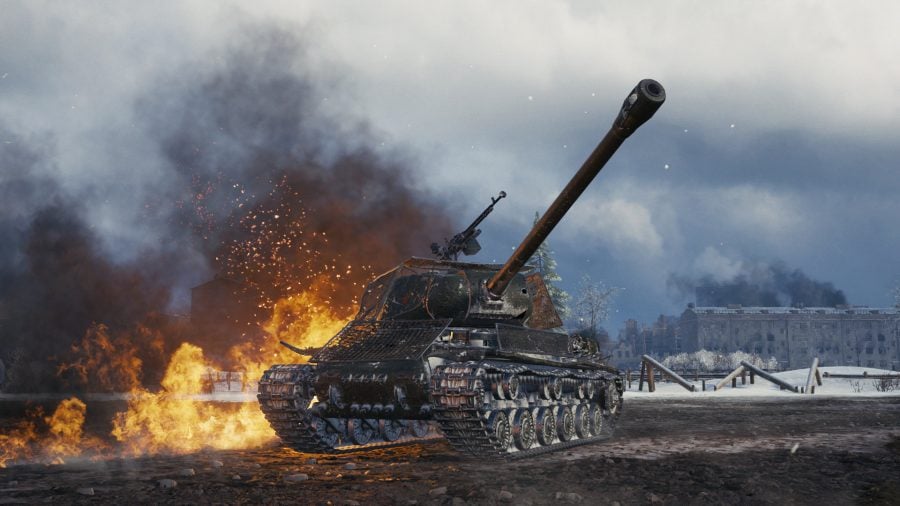 World of tanks mods tank on fire