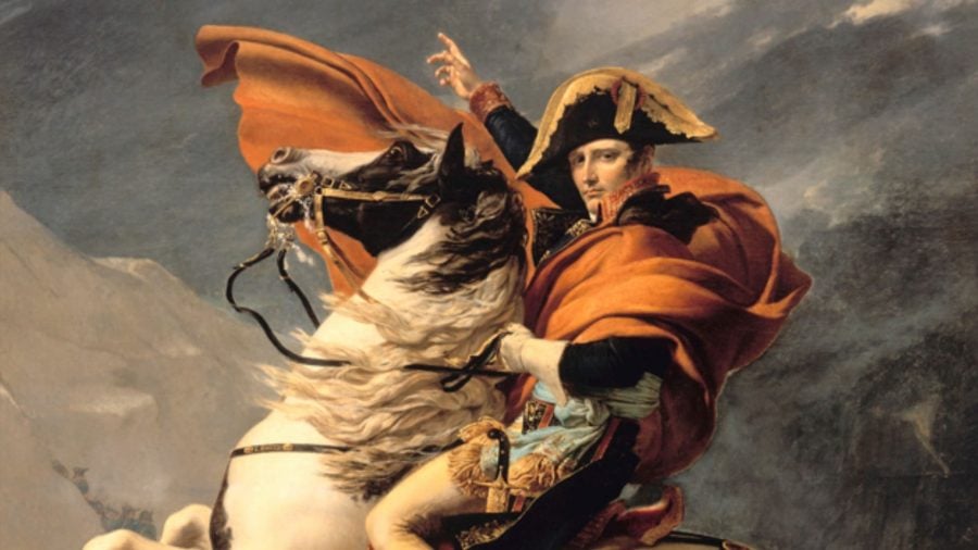 Best free miniature wargames Et Sans Resultat artwork showing Napoleon Bonaparte on a horse