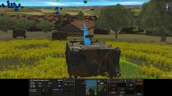 Tank on field in Combat Mission Cold War announcement