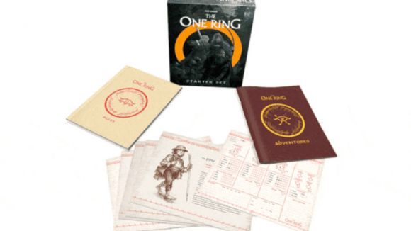 books and box of the one ring kickstarter