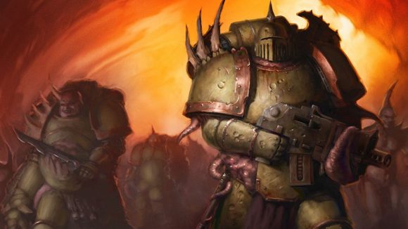 Warhammer 40k chaos factions guide death guard plague marines walking with tentacles