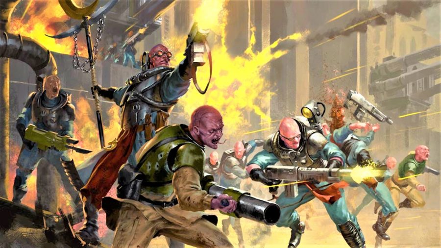 Warhammer 40K Xenos factions guide Genestealer cults artwork showing different stages of hybrid