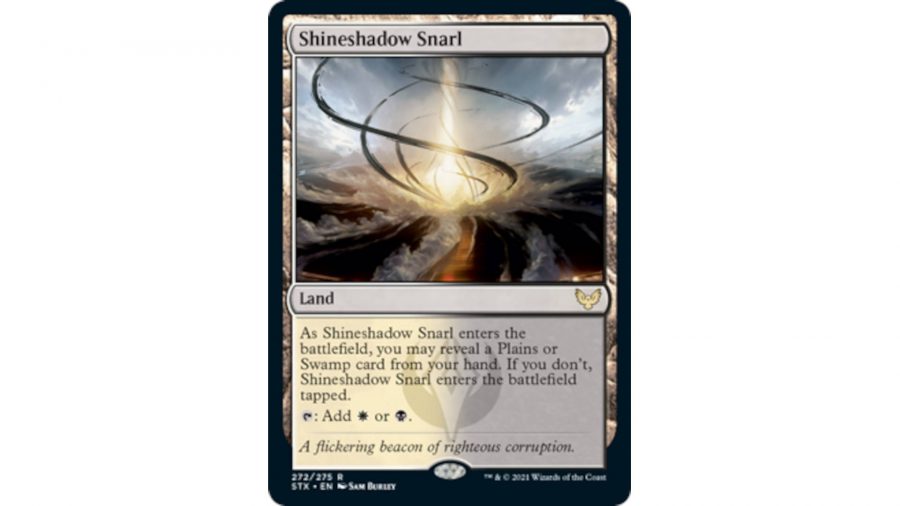 MTG card photo showing Shineshadow Snarl