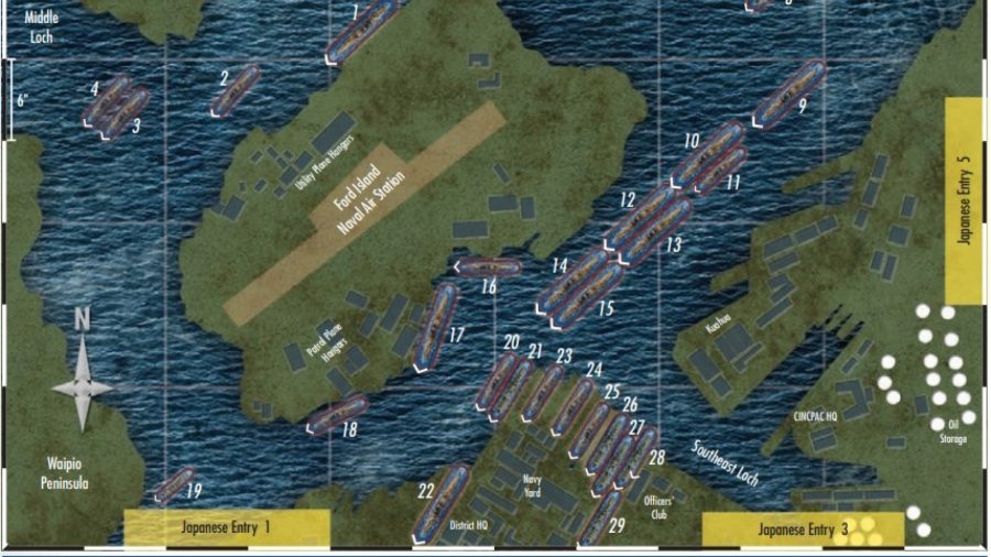 Victory at Sea Pearl Harbour schematic