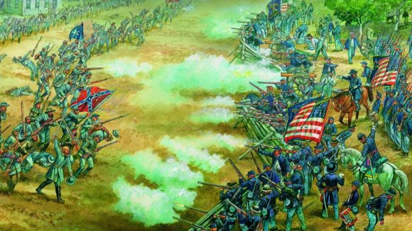 Box art for Warlord Games' Epic Battles American Civil War starter set