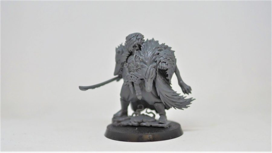 Photo of the model for Radukar the Wolf in Warhammer Quest Cursed city