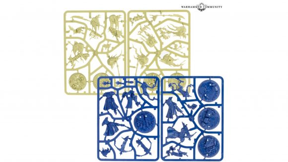 Photo of the warband sprues from the new warhammer underworlds starter set