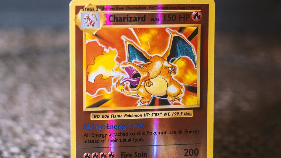 A shiny Charizard, one of the best Pokemon cards - credit to Steven Cordes / Unsplash